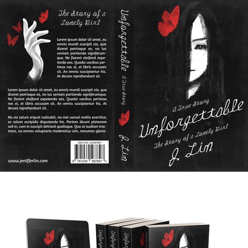 Unforgettable: The Story of a Lonely Girl Design by Saturn9