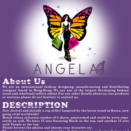 Help Angela Fashion  with a new banner ad Design by Tanvir Rahim