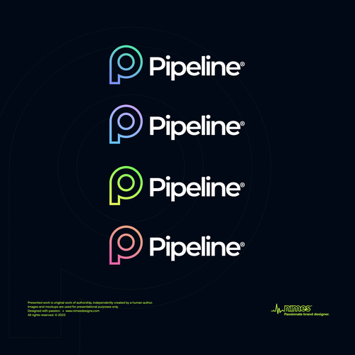 Diseño de Design a cool, sleek, tech-oriented logo for Pipeline de nmxdsgns™