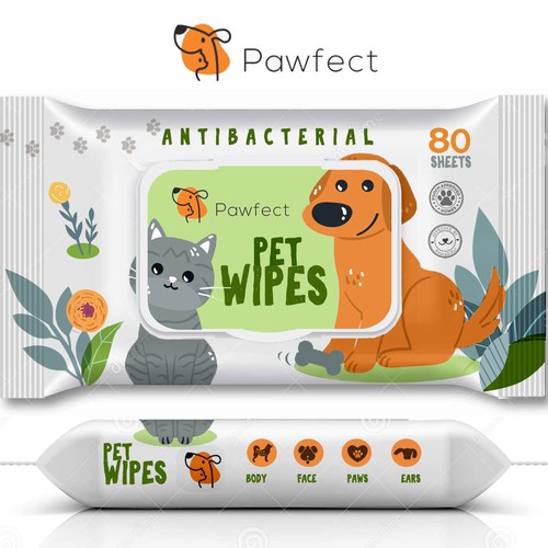 PAWFECT--the perfect pet brand Design by Ozike