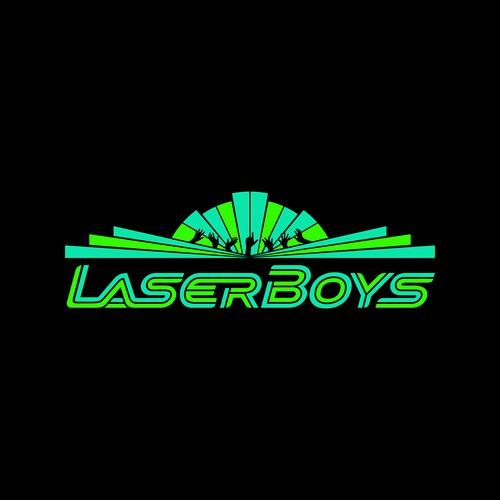 Upbeat logo design for laser-show hire/design company Design by 31Candles!