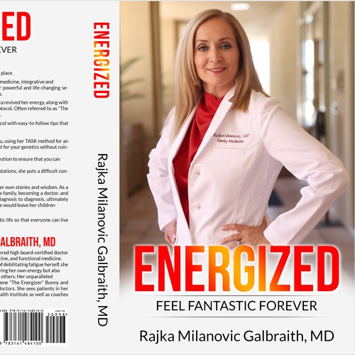 Design di Design a New York Times Bestseller E-book and book cover for my book: Energized di TopHills