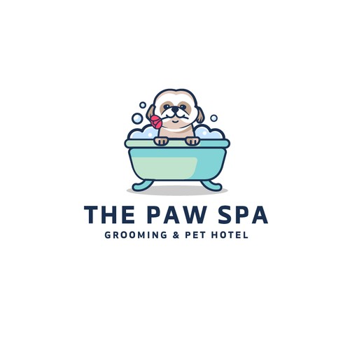 Classic, creative , professional…. The Paw spa , grooming and luxury pet hotel Design by S.H Designs