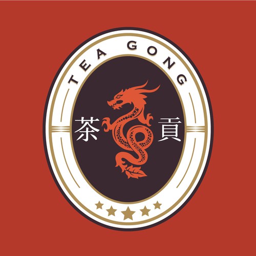 Tea Gong Logo Design by Artisan-Studio