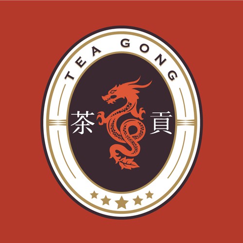 Tea Gong Logo Design by Artisan-Studio