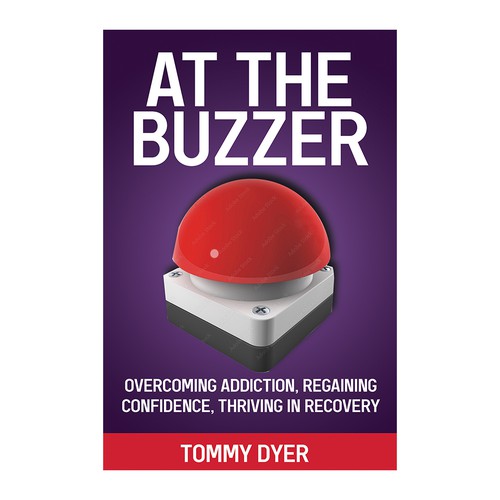 Book cover for inspirational, comeback story out of addiction into recovery! Design by DezignManiac