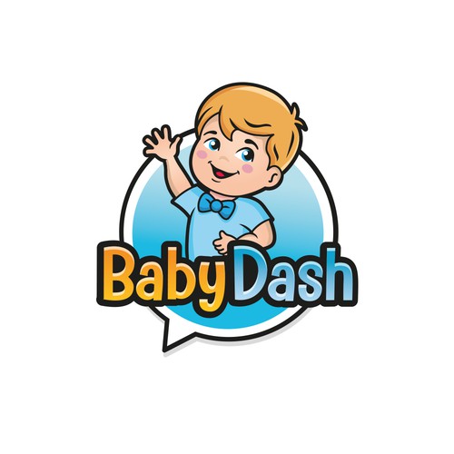 The baby dash - mascot logo, Logo design contest