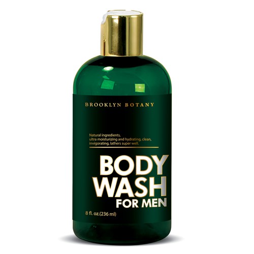 Design a Luxurious Men's Body Wash Design réalisé par Debdutta*