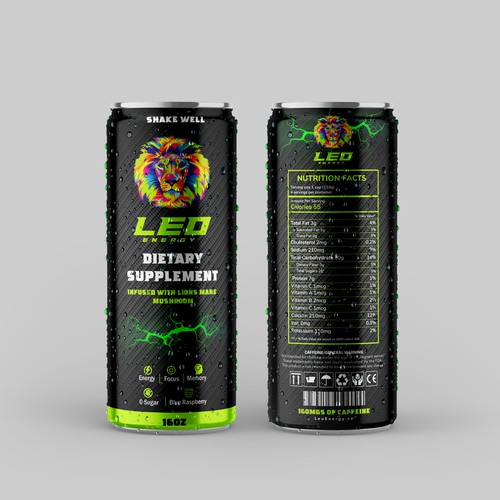 コンペ「Energy Drink Label Design」のデザイン by Next Visionさん 