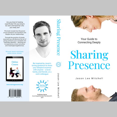 Mindfulness Book Cover on Sharing Presence Design by SantoRoy71