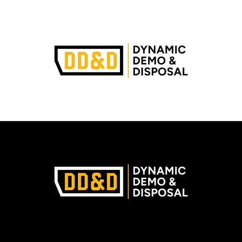 Abstract construction style logo for demo/junk removal business Design by Md. Faruk ✅