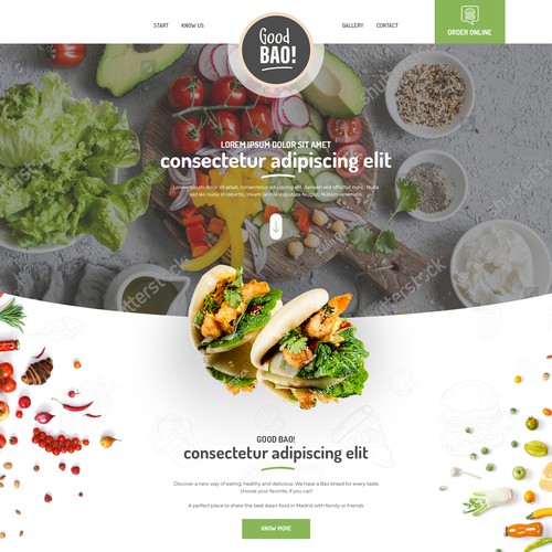 Web page design contest entry by aabdesign