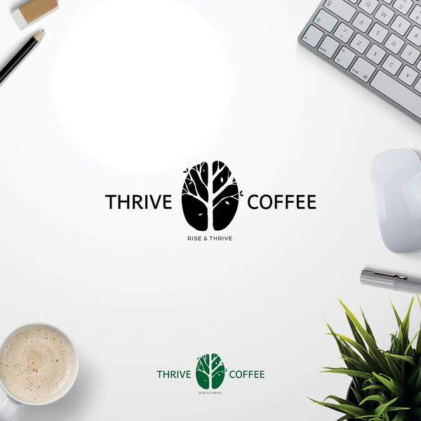 Thrive Coffee Logo design