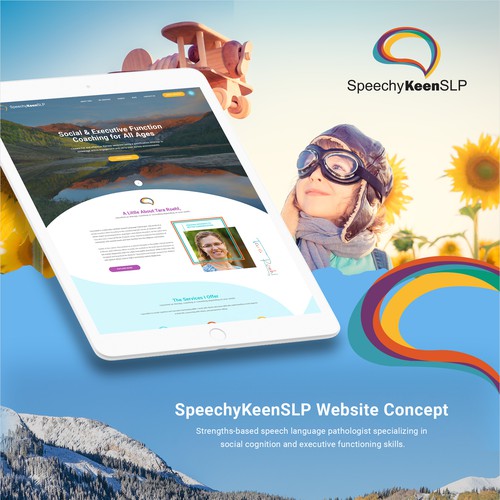 Professional but Friendly Speech Therapy website design Design by Antons Collective