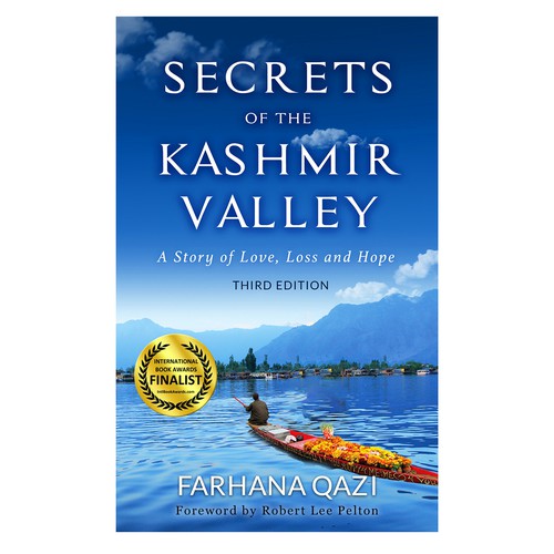 Rebrand a book on the beauty of Kashmir from an award-winning writer Design by Langao