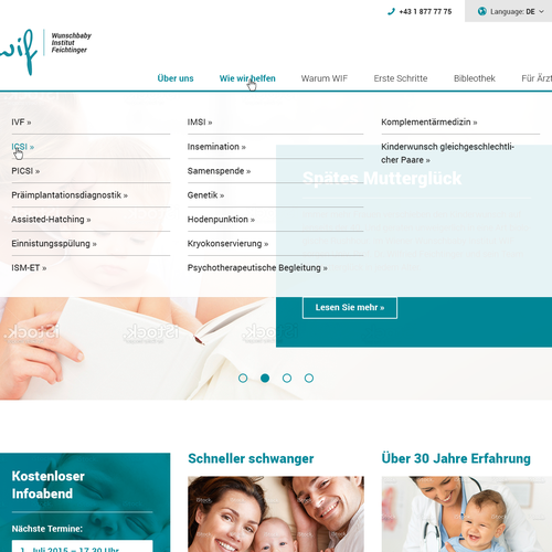 Web page design contest entry by fuchs@99