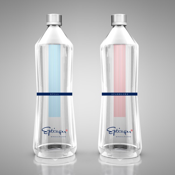Design by WANSKA Creative Lab titled "Eptinger glass bottle"