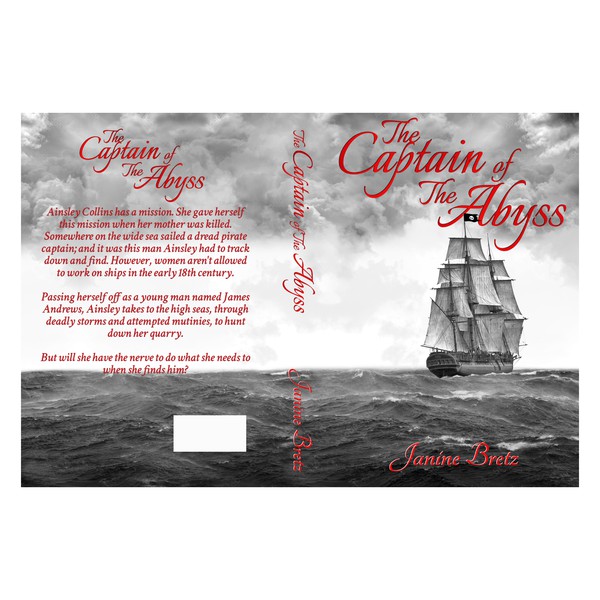 Book cover for pirate novel