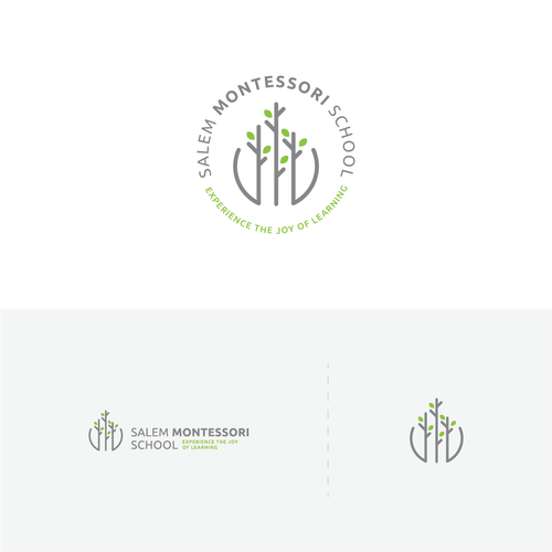 Successful Montessori School of 25 years needing new logo & branding. Design by Eldeaf