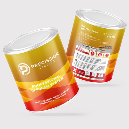 Label for Professional Automotive Refinish Products-ontwerp door binggo™