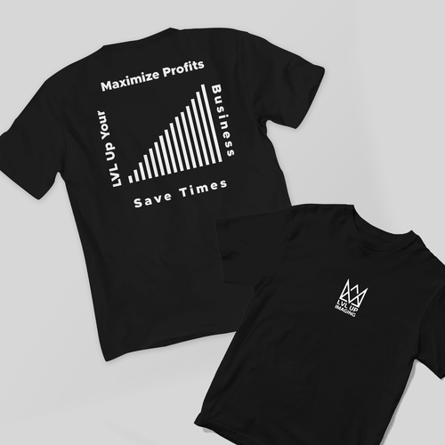 New Shirt Design for LVL Up Imaging Design réalisé par MrMooostard