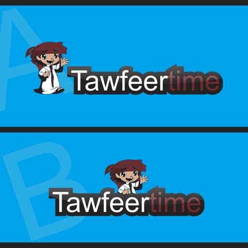 logo for " Tawfeertime" デザイン by Comebackbro