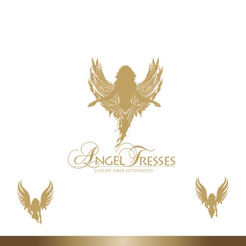 Create an alluring and powerful logo for a luxury hair extension line ...
