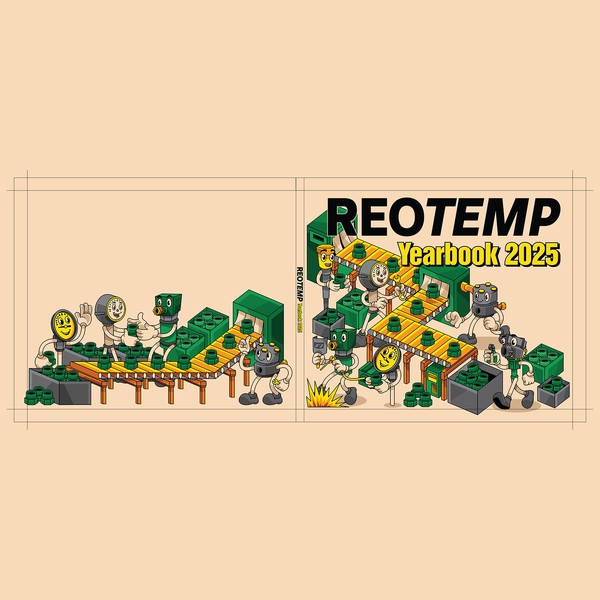 Design by Semelah titled "Reotemp Yearbook 2025"