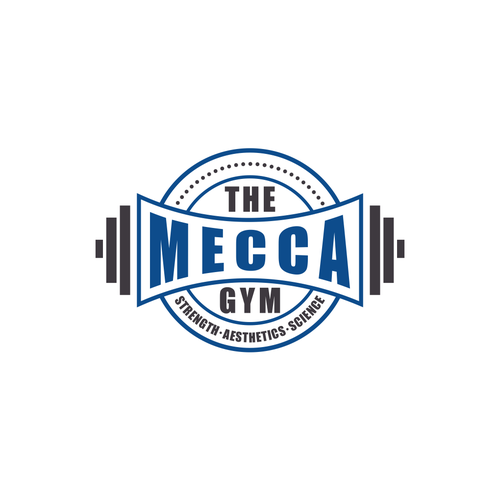 The mecca gym. strength. aesthetics. science., Logo design contest