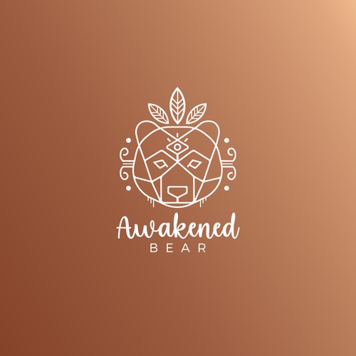Awakened Bear's wake up the world supercharged logo! Design by EnricoMalatesta