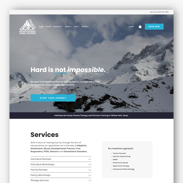 14 Peaks Inc Website Rebuild on Squarespace