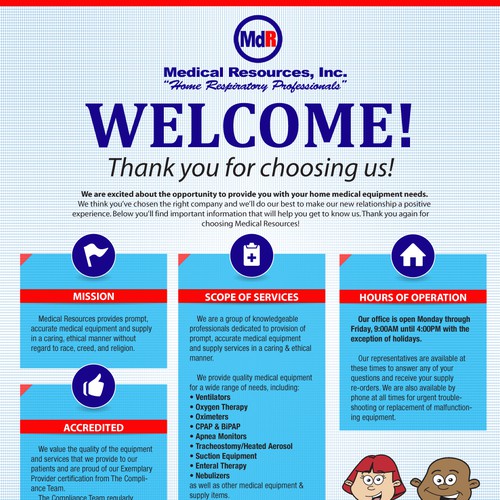 Create a cover page for our "Welcome packet" Design by nikolic.photographer