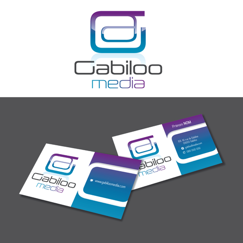 "logo and business card pour Gabiloo Media" winning Logo & business card