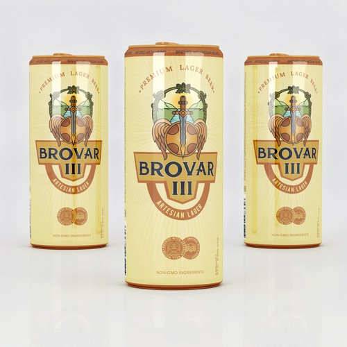 A Can of Beer infused with goodness needs a label Design by Urukova