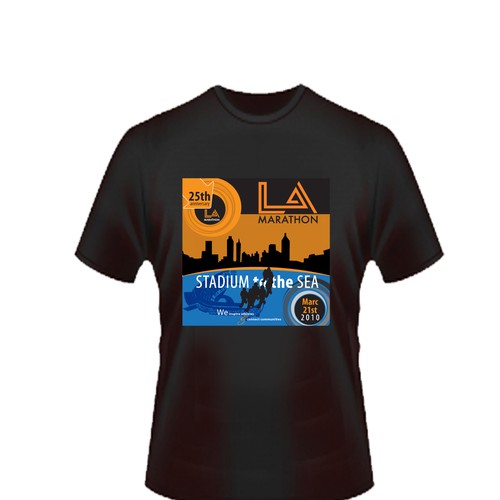 LA Marathon Design Competition Design by dprasdesign