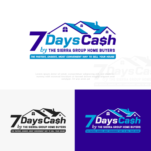 7 Days Cash  Logo Contest Design by Eli-