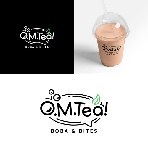 Design eye catching logo for bubble tea shop. Design by sebuahruang