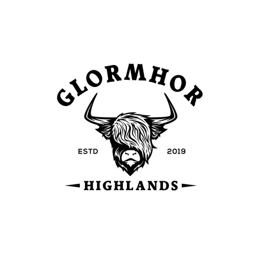 We need a Scottish highland cattle logo! Design réalisé par brint'X