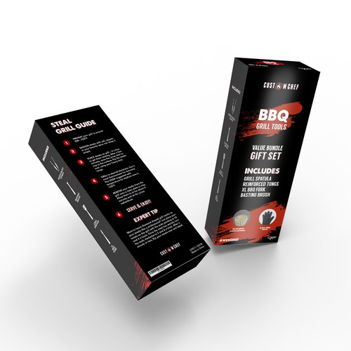 Custom BBQ Grill Tools Package - New Brand. Your help needed! Design réalisé par Jorge Ros