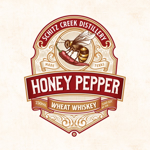 Honey Pepper Whiskey Logo