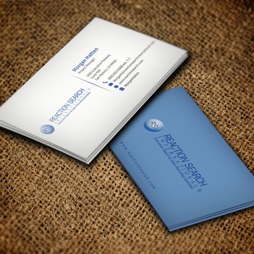 Create a new Business Card design for an Executive Search Company Design réalisé par AkGraphicsSolutions