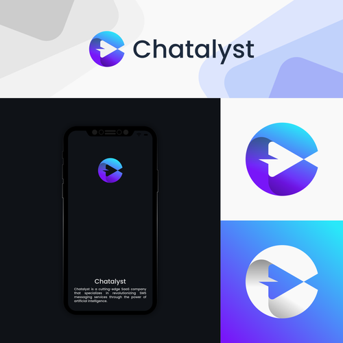 Design the Future of Conversations: Craft a Dynamic Logo for Chatalyst's AI-Powered SMS Messaging Design by CANVASIA