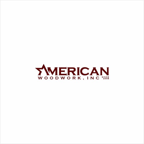 American Woodwork news a new logo Ontwerp door Logics Studio