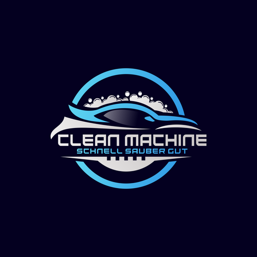 CleanMachine / Logo for Car and Plane Detailing Design by holidin