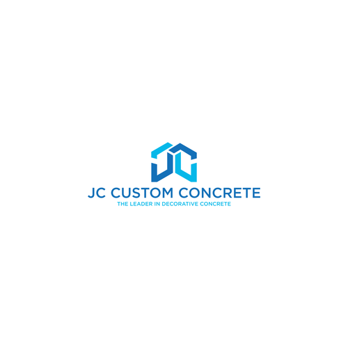 Jc custom concrete needs a bold and colourful logo | Logo design contest