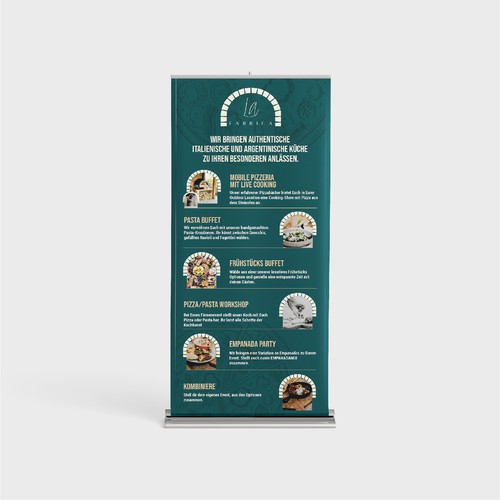 Roll-Up for special Catering Design von adya.