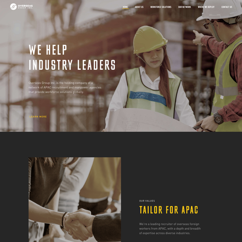 Web page design contest entry by VRA Studio