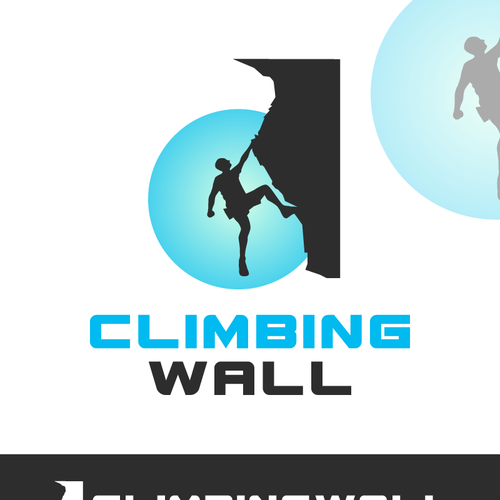 We need a powerful new design for our rock climbing gym Design by Anemone Creative