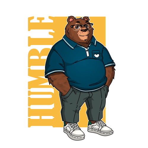 Yeah I know, another Bear design. But Let's make this one is special with Love. Diseño de Little George