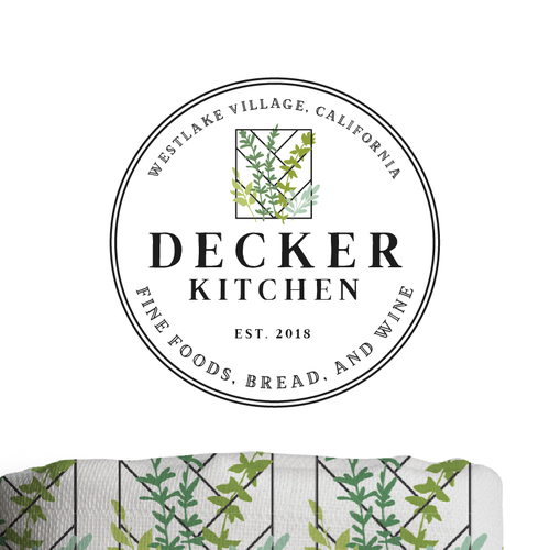 Create a rustic artisan logo for Decker Kitchen Design by EWMDesigns